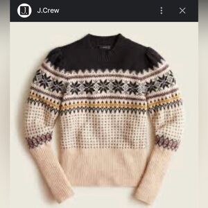 J Crew Fair Isle Sweater